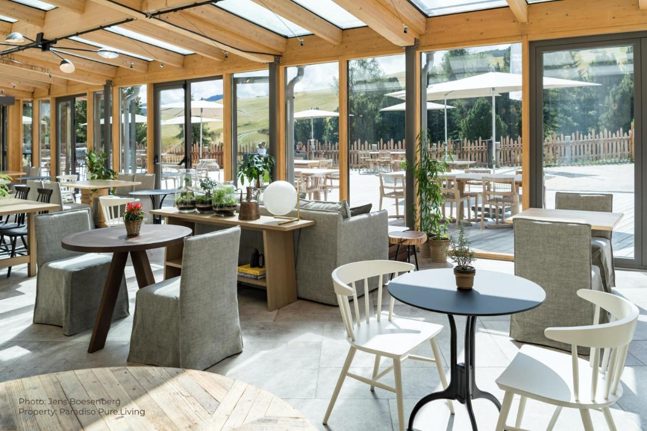 Paradiso Pure Living Vegetarian-Vegan Hotel Alpe Di Siusi Bagian luar foto